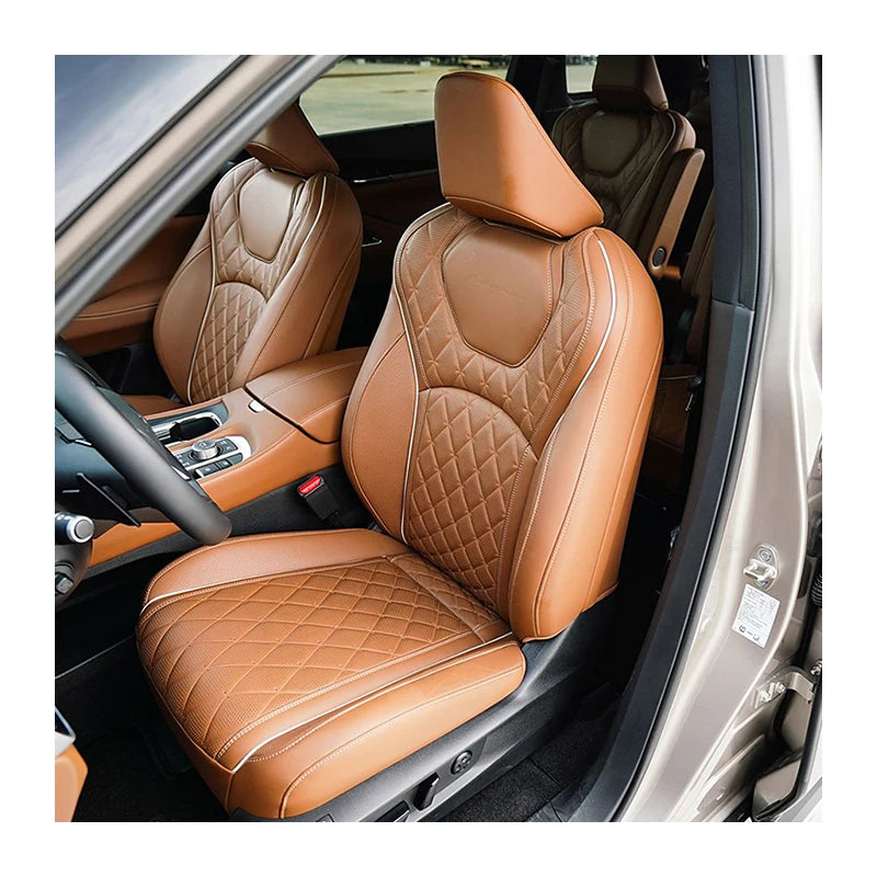Car Accessories Seat Covers Synthetic Leather Custom Fit for Infiniti QX80 QX60 QX50 Q51 G37x G35X FX35 Only 5 Seats