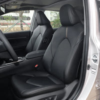 Custom Made Genuine Leather Seat Cover for Toyota Camry Cushion Front Part Fabric Material 5 Seats Accessory Car Accessories