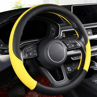 40cm Leather Steering Wheel Cover for Trucks – 15.7 in