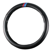 Luxury 38cm Sheepskin Leather Steering Wheel Cover – Round & D Shape