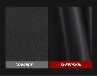 Luxury 38cm Sheepskin Leather Steering Wheel Cover – Round & D Shape