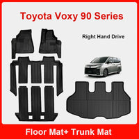 Durable Tpe Eco-Friendly Floor Mat For Toyota Voxy Noah, Right-Hand Drive, Waterproof & Trunk-Ready!